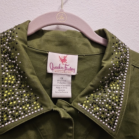 Quacker Factory Rhinestone Jacket - Picture 5 of 6
